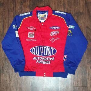 VTG Jeff Gordan #24 Dupont NASCAR Jacket Mens XL Jeff Hamilton Collection